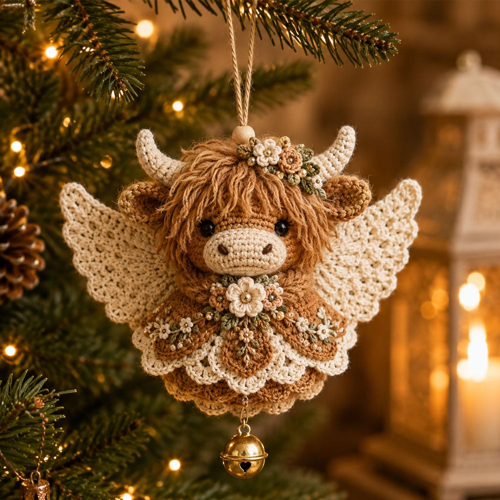 🔥 HOT SALE - 🪽 Animal Angel Crochet Ornament DIY Kit
