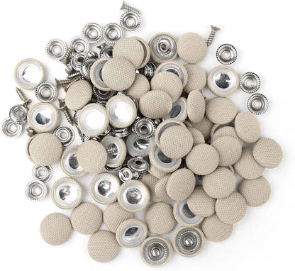 50 Pack Car Roof Headliner Repair Buttons, Fabric Covered Retainer Screws 🚗