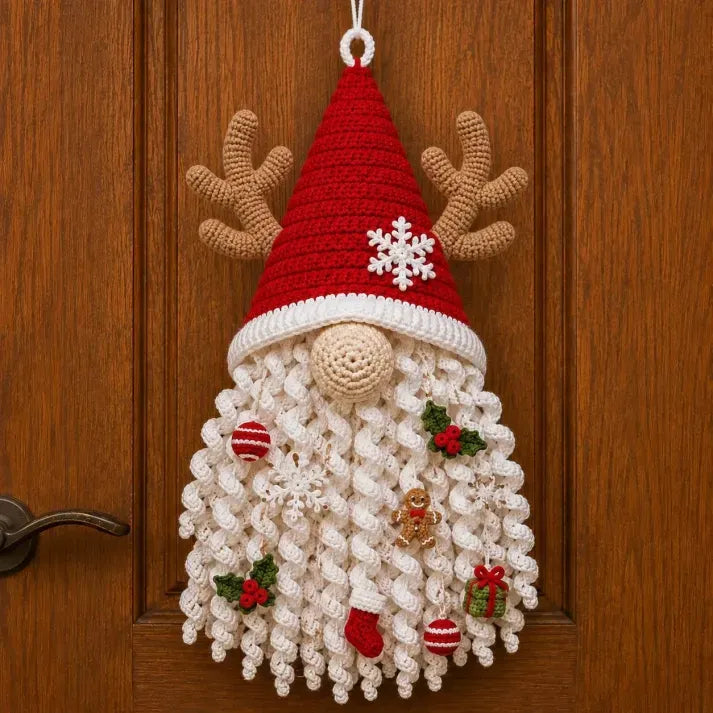 🔥🧶 DIY Seasonal 3D Crochet Door Hanger Kit Collection | Coordinated Yarn, Filling, Accessories & Step-by-Step Instructions Included 💕