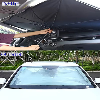 Foldable Car Windshield Umbrella Sunshade – Instant Cool, UV Block, Portable