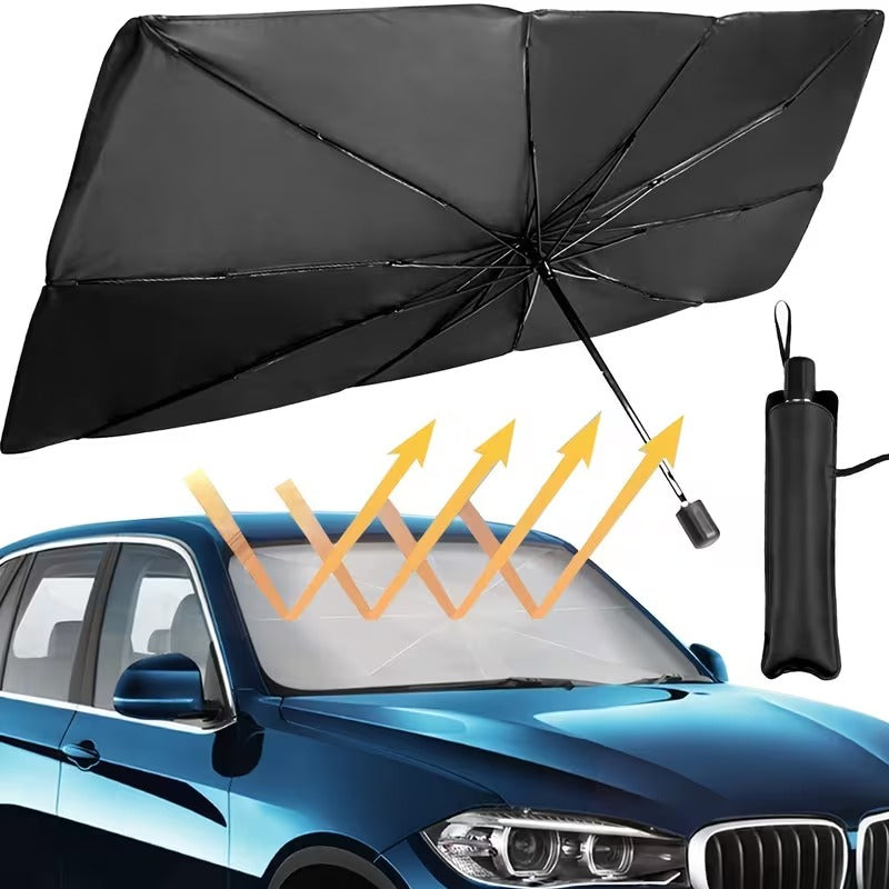 Foldable Car Windshield Umbrella Sunshade – Instant Cool, UV Block, Portable