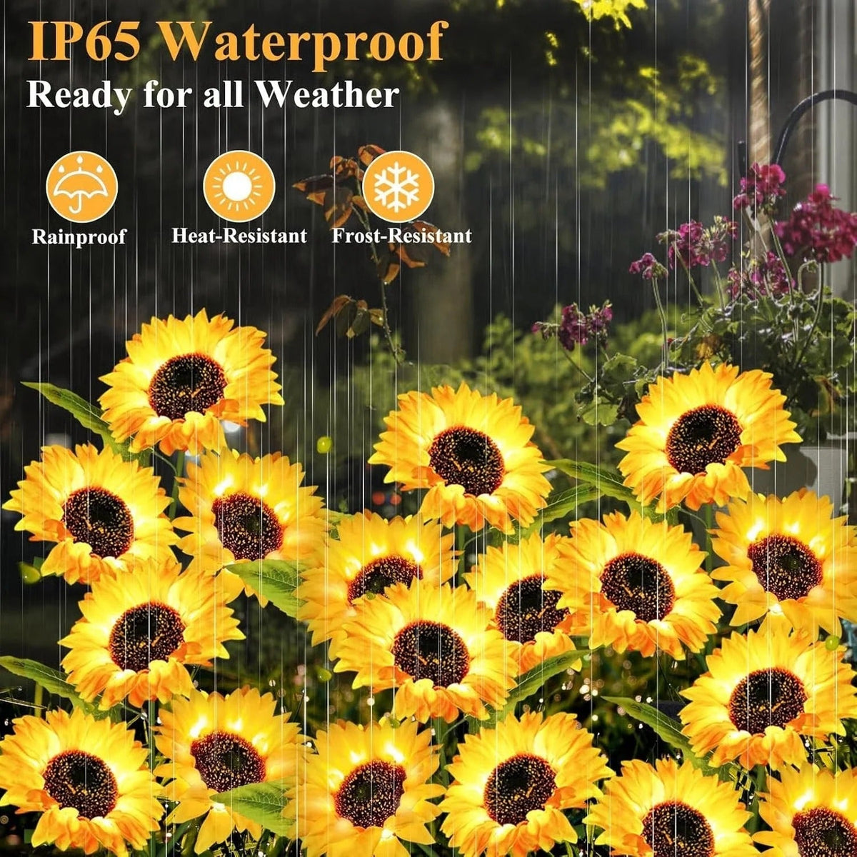 🌻Early Summer Garden Upgrade 59% OFF- 🌞Solar LED Sunflower Garden Lights