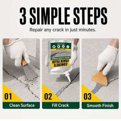 🏠 Waterproof Concrete Crack Filler for Indoor & Outdoor Use