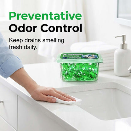 Drain Deodorizer Pods – Long-Lasting Pipe Freshener Beads for Kitchens & Bathrooms