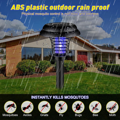 Solar-Powered Mosquito Killer Lamp-Outdoor Solar LED Mosquito Killer Garden Lamp