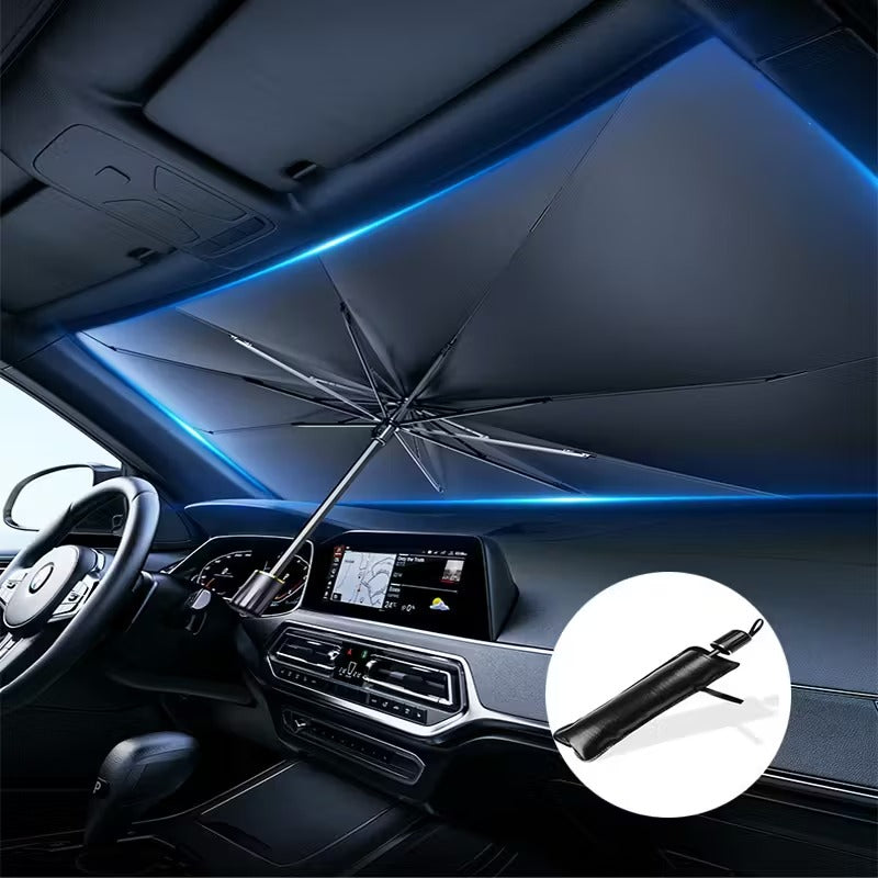 Foldable Car Windshield Umbrella Sunshade – Instant Cool, UV Block, Portable