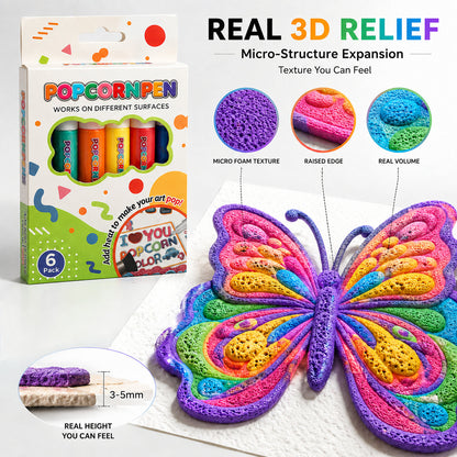 🔥Last Day! 60% OFF🖍️3D Relief Art Pen | Create Touchable 3D Art From Flat Drawings