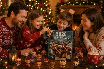 🎄 2026 Limited Edition Highland Cow Advent Calendar – 24 Collectible Christmas Surprises