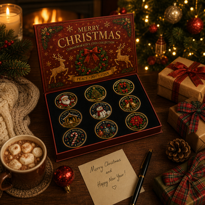🔥LAST DAY 50% OFF🎄Christmas Commemorative Coin Collection (9-Coin Gift Set)