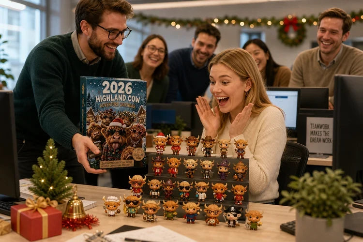 🎄 2026 Limited Edition Highland Cow Advent Calendar – 24 Collectible Christmas Surprises