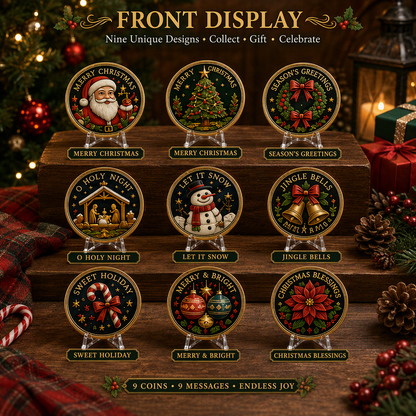 🔥LAST DAY 50% OFF🎄Christmas Commemorative Coin Collection (9-Coin Gift Set)