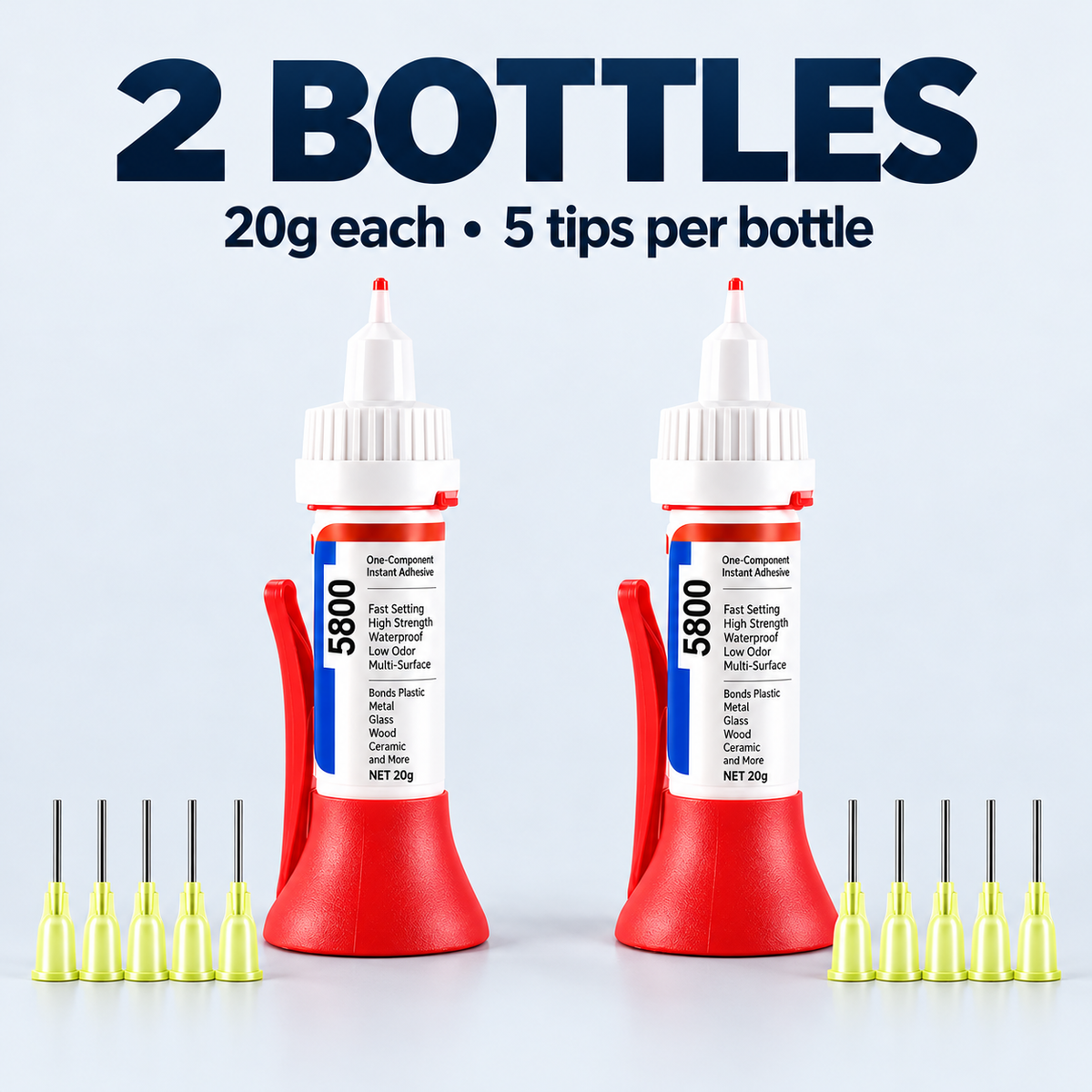🛠️ Precision Repair Glue – 20g with 5 Fine Tips