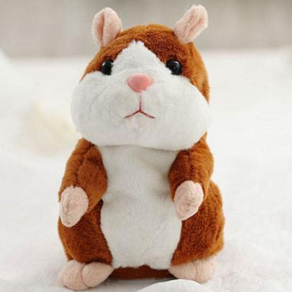 🐹💝70% OFF!!!-Ready for Christmas!🎄🎁Talking Hamster Plush – repeats whatever you say, auto head-shaking, hilarious fun for kids & adults