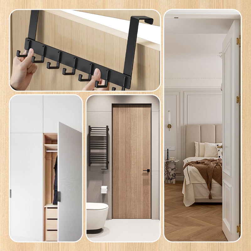 ✨No-Drill Over-Door Hook Rack
