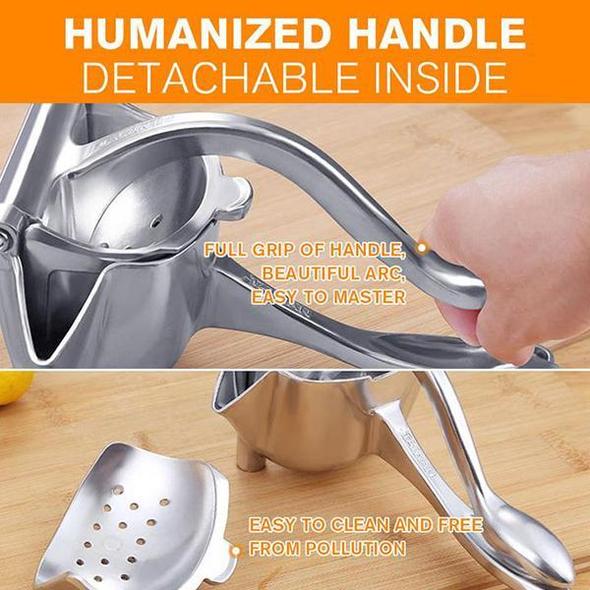 ⏳Time-Limited Special⏰ Stainless Steel Manual Juicer – Heavy Duty Citrus Squeezer & Fruit Press – Healthy Fresh Juice Maker for Kitchen & Bar 🥤
