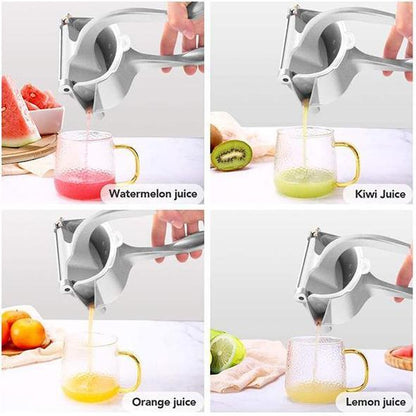 ⏳Time-Limited Special⏰ Stainless Steel Manual Juicer – Heavy Duty Citrus Squeezer & Fruit Press – Healthy Fresh Juice Maker for Kitchen & Bar 🥤