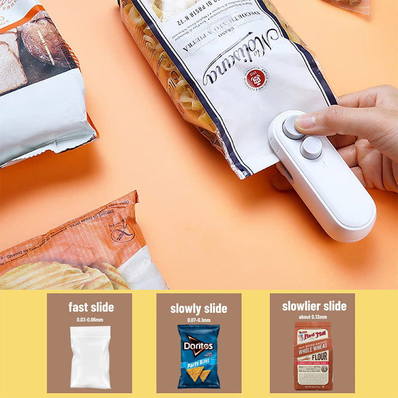 🍟 Mini Bag Sealer – Portable Heat Sealer for Fresh Snacks & Food Storage