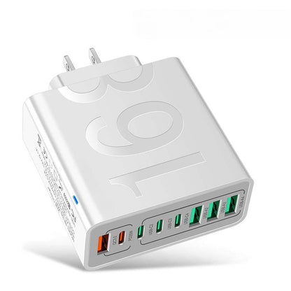 💎 50% OFF! 💎 Multi-Port 150W Fast Charging Hub – 8 USB Ports, Smart Chip Protection & Universal Plug Options 🔌
