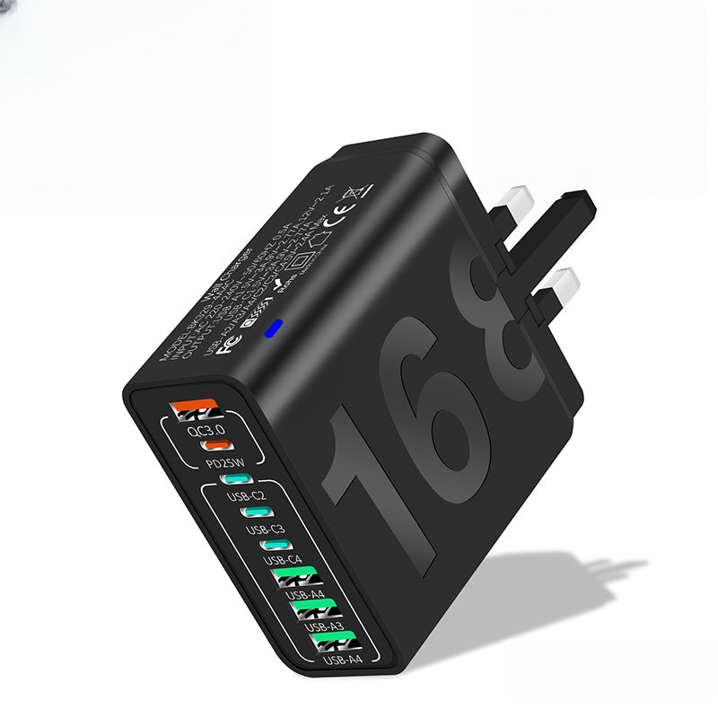 💎 50% OFF! 💎 Multi-Port 150W Fast Charging Hub – 8 USB Ports, Smart Chip Protection & Universal Plug Options 🔌