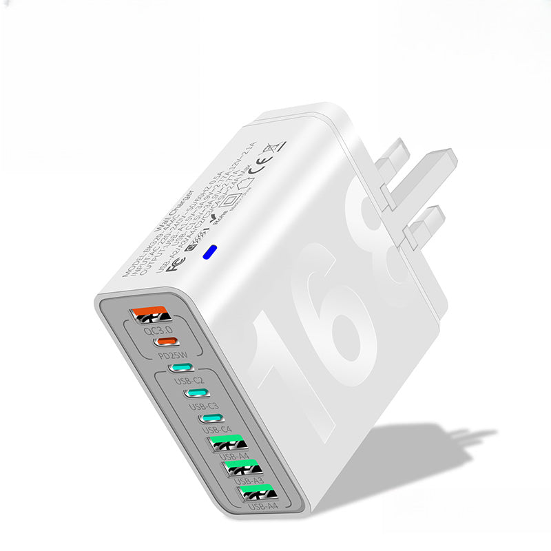 💎 50% OFF! 💎 Multi-Port 150W Fast Charging Hub – 8 USB Ports, Smart Chip Protection & Universal Plug Options 🔌
