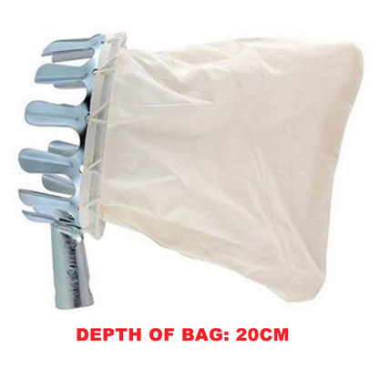 🥳2026 HOT SALE🥳💞50K+ SOLD! 🍎🌳 50% OFF! Fruit Picker Head Basket – no ladder needed, easy attach & reach high branches. Durable metal tines + nylon bag, pick apples, pears & more without damage! 🛡️💪