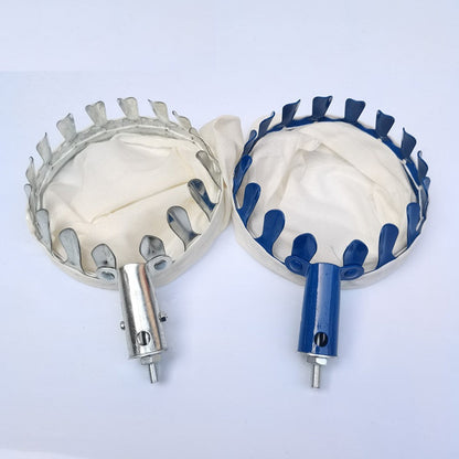 🥳2026 HOT SALE🥳💞50K+ SOLD! 🍎🌳 50% OFF! Fruit Picker Head Basket – no ladder needed, easy attach & reach high branches. Durable metal tines + nylon bag, pick apples, pears & more without damage! 🛡️💪