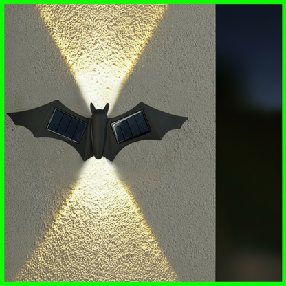 Unique Waterproof Solar Butterfly & Bat LED Wall Sconce