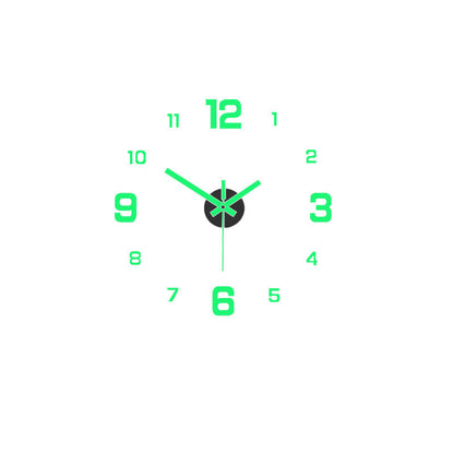🥳2026 HOT SALE🥳⏰3D DIY Luminous Acrylic Wall Clock Set