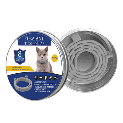 🔥LAST DAY 50% OFF🐶🐱 Advanced Flea & Tick Protection Collar | Waterproof, Long-Lasting Defense for Dogs & Cats 🛡️