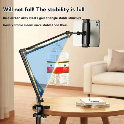 📢📢40% OFF !! ⏰🤖 Hidden tablet stand – fits gaps, 4 joints, 360° rotation, hands-free!