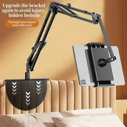 📢📢40% OFF !! ⏰🤖 Hidden tablet stand – fits gaps, 4 joints, 360° rotation, hands-free!