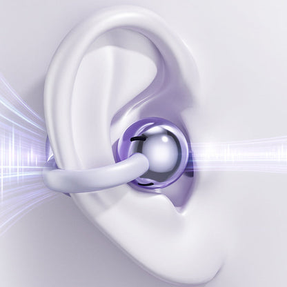🎧 Bluetooth 5.4 Clip-On Open Ear Earbuds with Noise Cancelling – AI Noise Cancelling 🎶