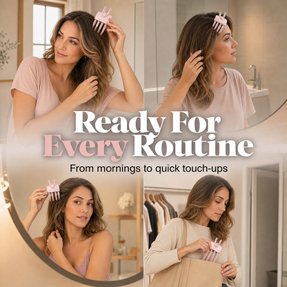 📢📢49% OFF !! ⏰🎉48K+ Sold 💇 Wireless Heated Volumizing Root Lift Clip, Portable Travel Hair Styling Tool for Flat Fine Hair