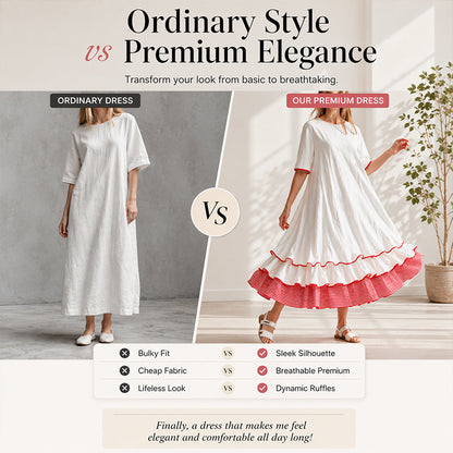 ⌛Limited-Time Offer-Women's Summer Tiered Ruffle Maxi Dress