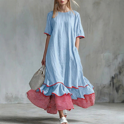 ⌛Limited-Time Offer-Women's Summer Tiered Ruffle Maxi Dress