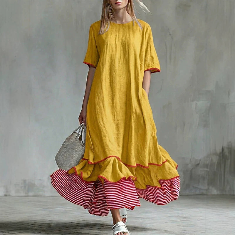 ⌛Limited-Time Offer-Women's Summer Tiered Ruffle Maxi Dress