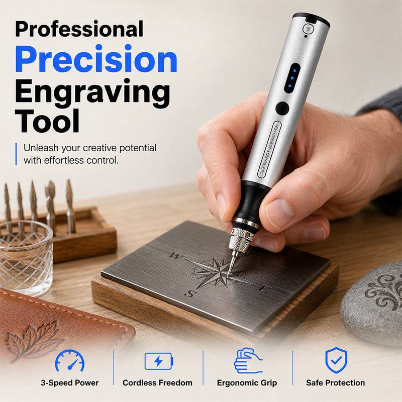 ⏳Time-Limited Special⏰Mini Cordless Electric Engraving Pen – Portable Precision Engraving Tool