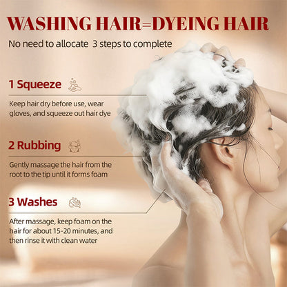4-in-1 Herbal Hair Dye Shampoo