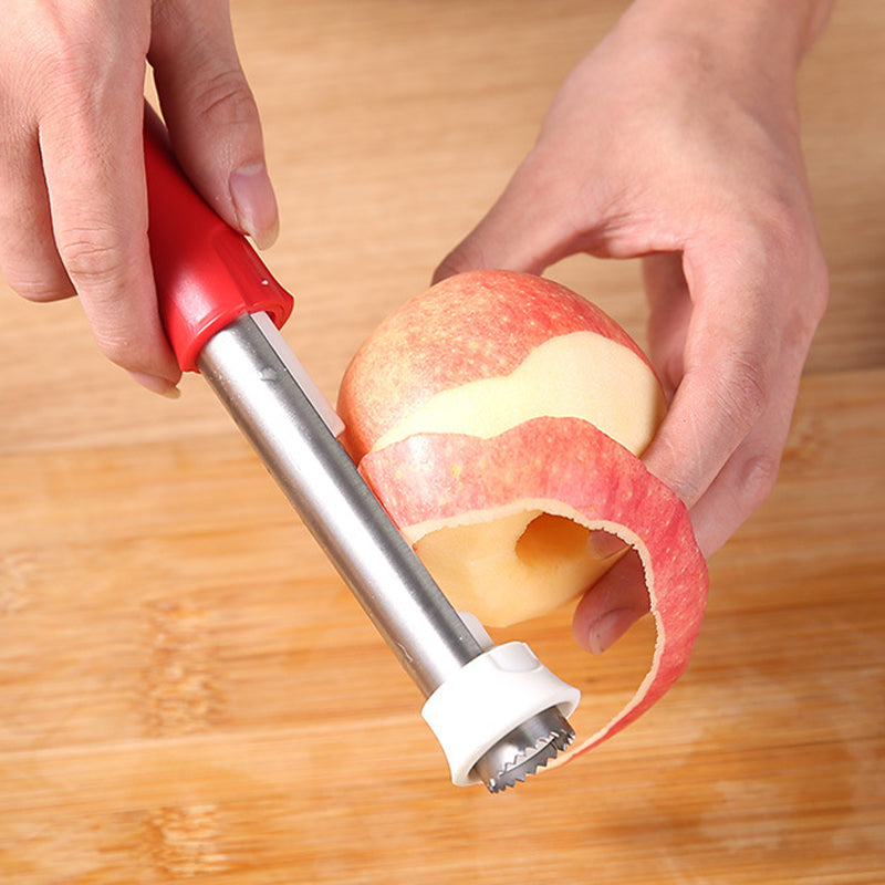 🍎 2-in-1 Fruit Corer & Peeler | Easy Prep Tool