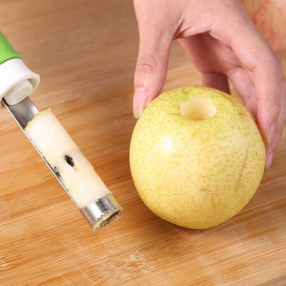 🍎 2-in-1 Fruit Corer & Peeler | Easy Prep Tool