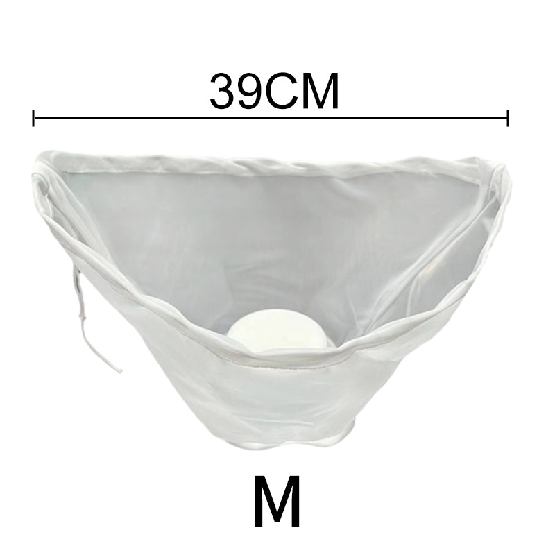 📢📢50% OFF !! ⏰No-Mess Fine Mesh Nylon Strain Bag – Reusable Food Filter Bag for Squeezing Vegetable Water, Straining Juice, Nut Milk & Dumpling Filling