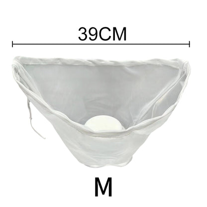 📢📢50% OFF !! ⏰No-Mess Fine Mesh Nylon Strain Bag – Reusable Food Filter Bag for Squeezing Vegetable Water, Straining Juice, Nut Milk & Dumpling Filling