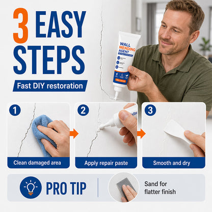 Easy-Apply Quick-Drying Wall Repair Paste