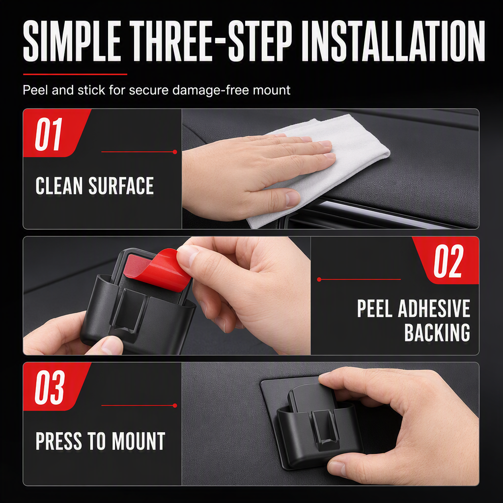 🥳 Best Seller 🥳💞 Buy 1 Get 1 Free! Car Key Fob Holder with Hook