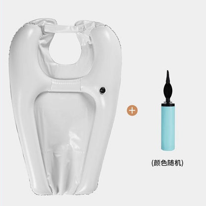 🛁 LIMITED-TIME 50% OFF! 🧺 Portable Inflatable Shampoo Basin – Comfortable, Lightweight, Easy Store ✨