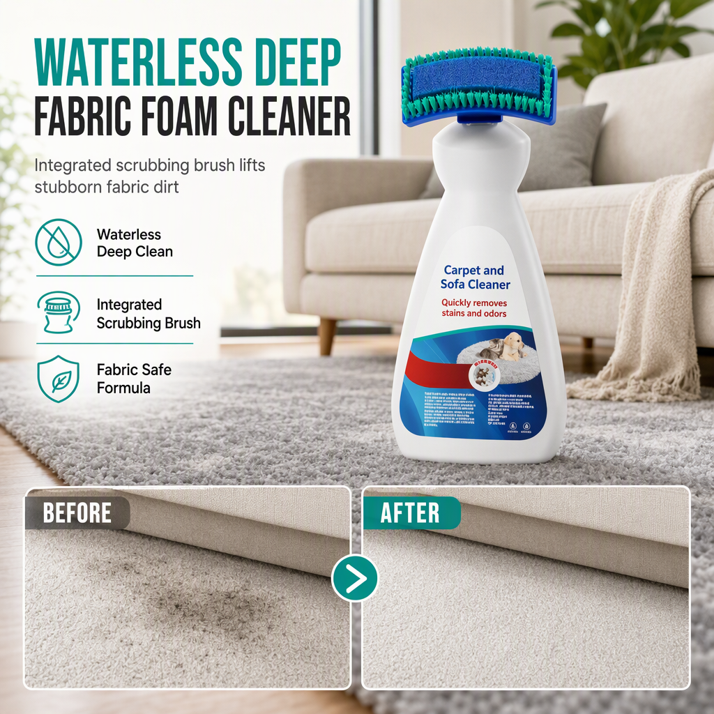 🔥LAST DAY 50%OFF💞50K+ SOLD! 🥩🍴 50% OFF!Waterless Fabric and Carpet Cleaner