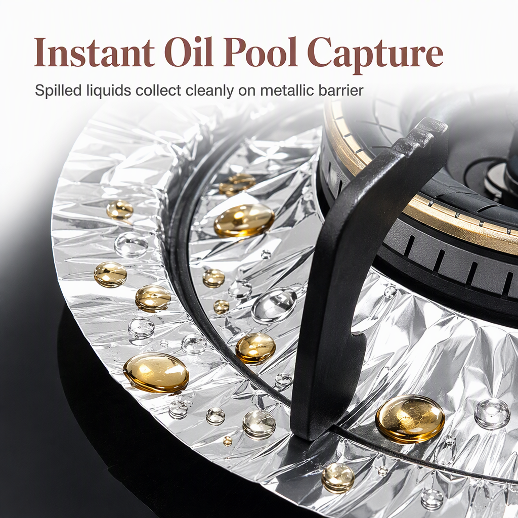 10-Pack Aluminum Foil Gas Stove Burner Liners