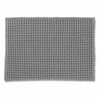 📢📢40% OFF !! ⏰Non Slip Water Absorbent Waffle Weave Bathroom Mat Solid Color Entrance Doormat