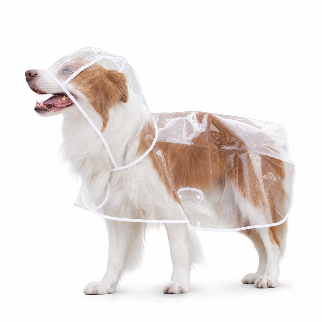 📢New Arrivals 50% OFF🐕 Transparent Waterproof Dog Raincoat – Keep Your Pup Dry & Visible on Rainy Walks 🌧️