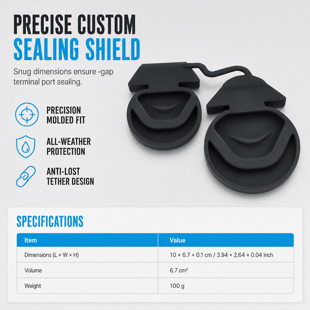 🔋 EV Charging Port Cover – Silicone Dustproof Protector for Electric Vehicles